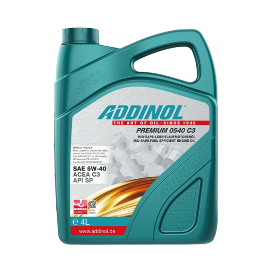 Addinol Premium 0540 C3 (5W-40) 4 л