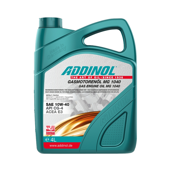 Addinol Gasmotorenol MG 1040 4 л