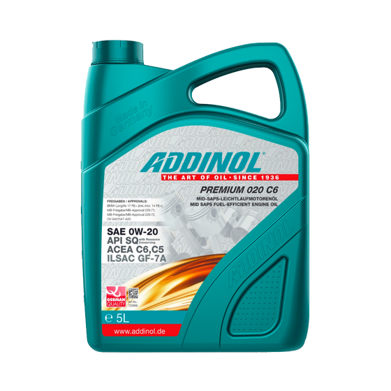 Addinol Premium 020 C6 (0W20) 5л