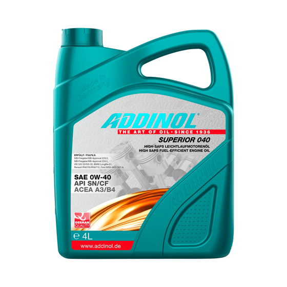 Addinol Superior 040 (0W-40) 4 л